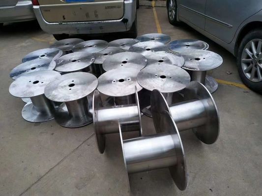 15 kg kabelbobbin 300 mm platte stalen rollen voor draad trekmachine