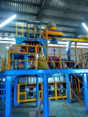 2400 mm/min Koperen opwaartse gietmachine 3000T opwaartse continue gietmachine